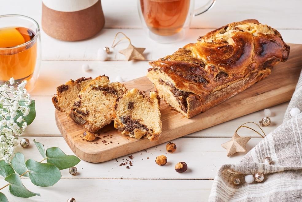 Krantz cake au chocolat et noisettes caramélisées