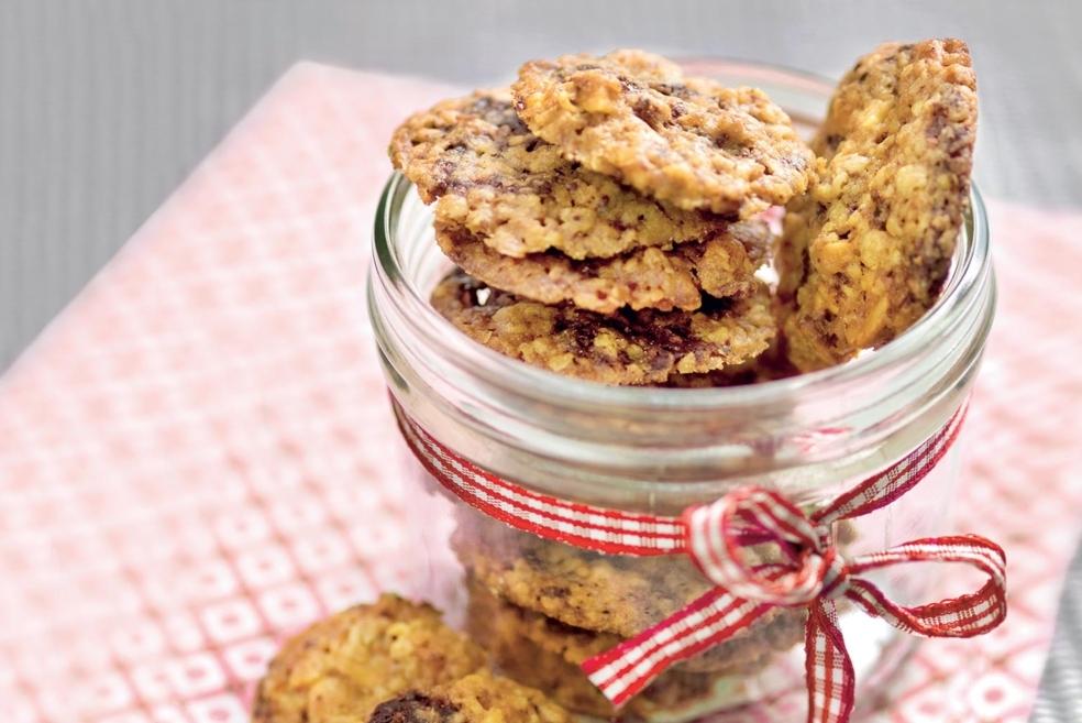 Cookies au chocolat et cacahuètes