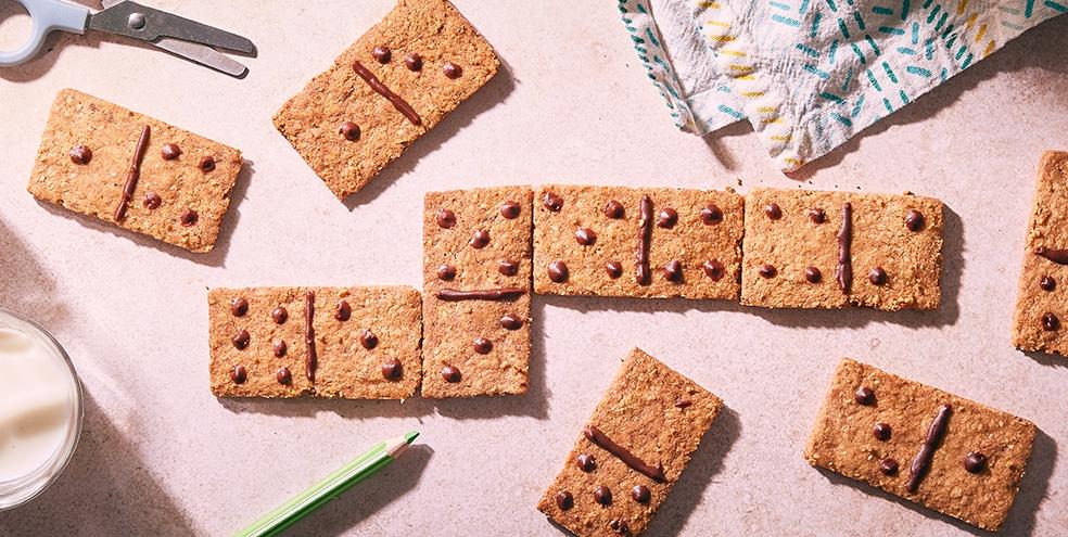 Biscuits sablés dominos