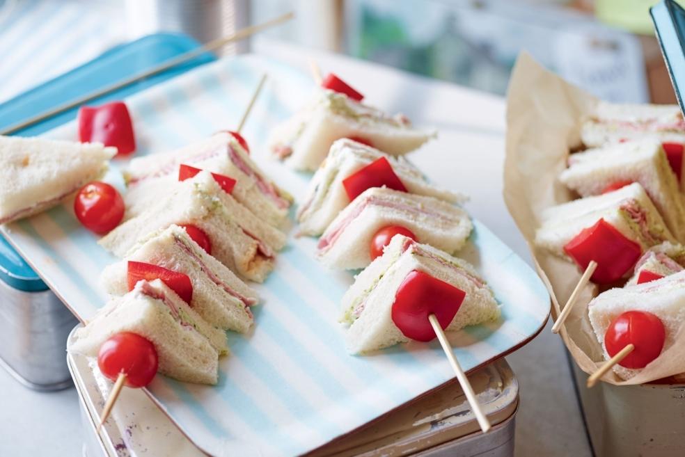 Brochettes de club sandwich