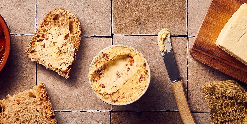 Beurre aromatisé aux tomates séchées