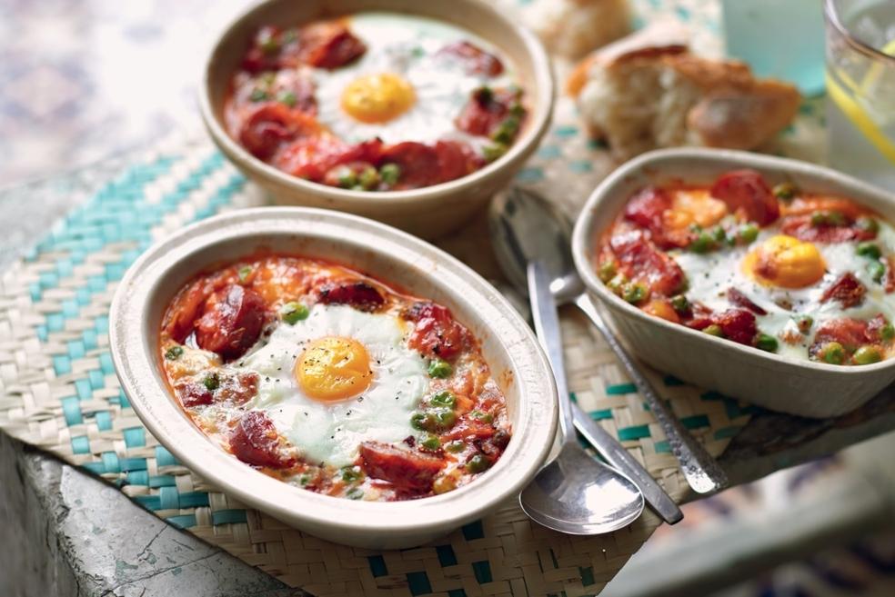 Œuf cocotte à l’espagnole (flamenca)