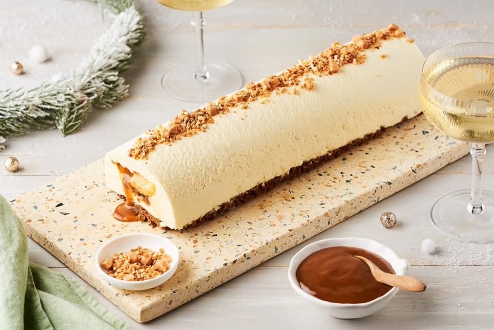 Bûche pomme et caramel
