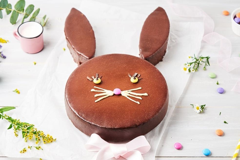 Gâteau lapin au chocolat