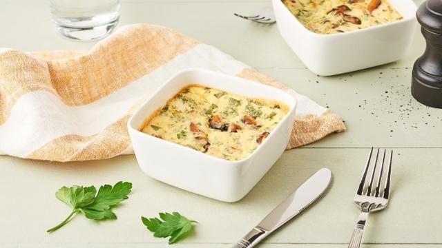 Gratin de moules aux oignons
