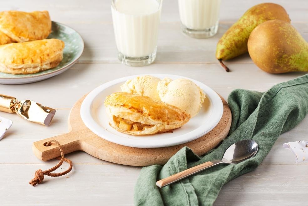 Chaussons poires et épices