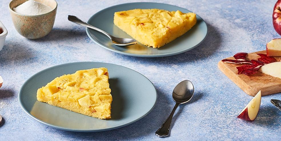 Moelleux aux pommes au micro-ondes