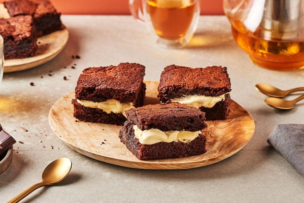 Ice-cream brownie