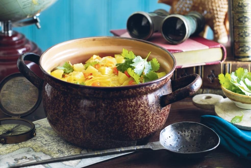 Potée de chou, pommes de terre et carottes