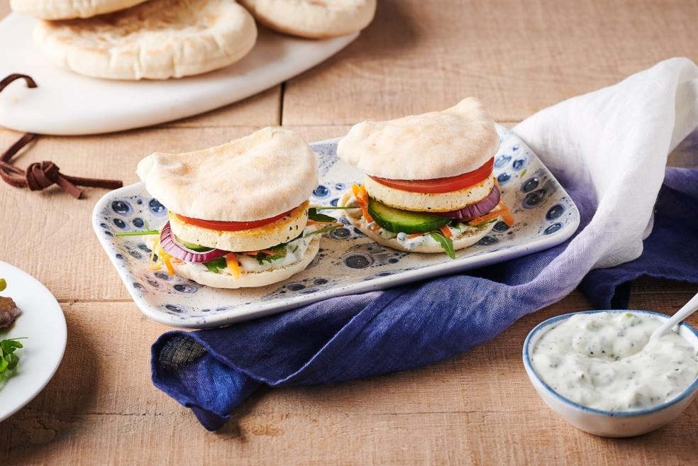 Mini burger à la grecque