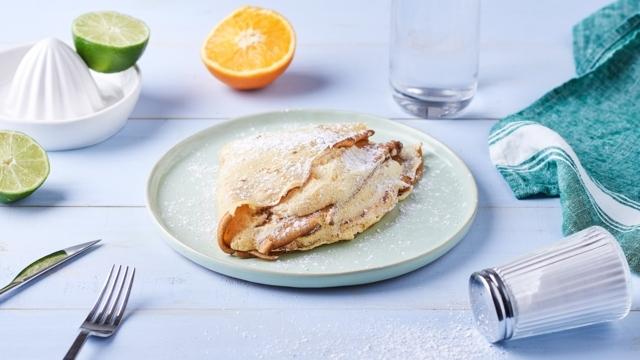Crêpe soufflée au sucre
