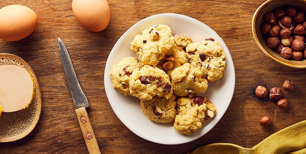 Cookies salés au foie gras