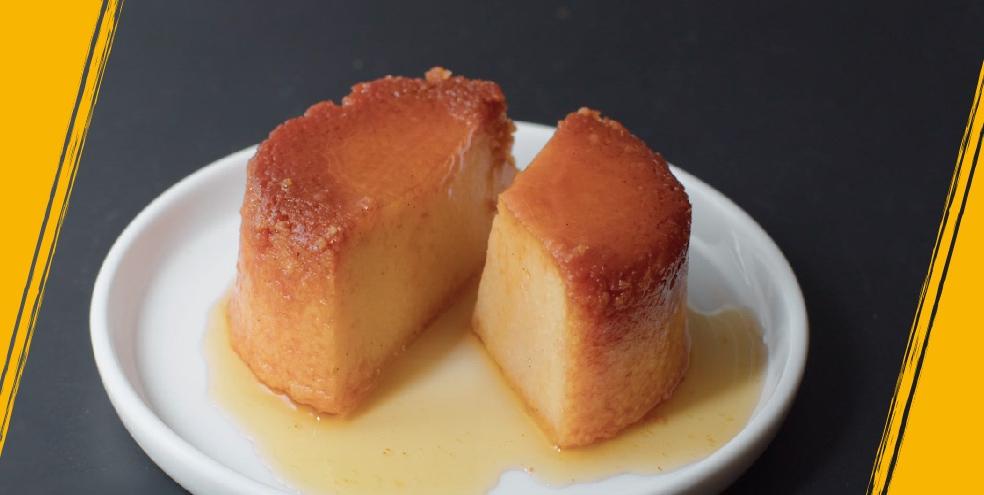 Gâteau de semoule au caramel