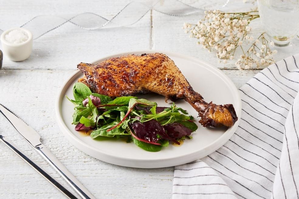 Poulet braisé au vinaigre balsamique