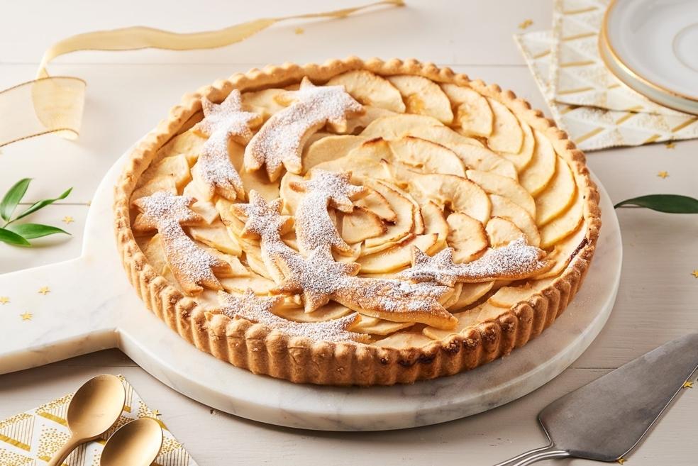 Tarte étoiles filantes aux pommes et Calvados