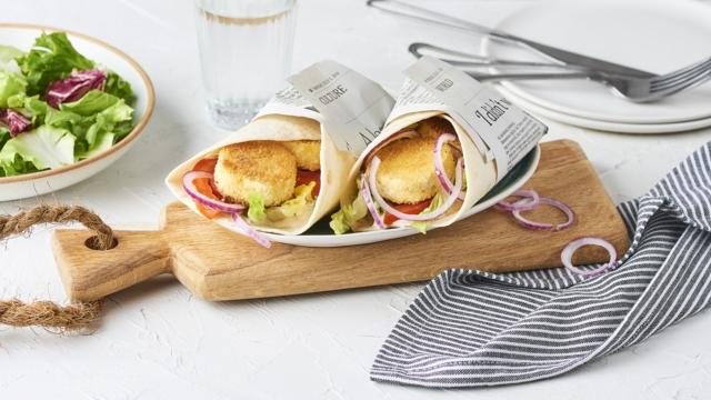 Wrap au nuggets de chèvre frais