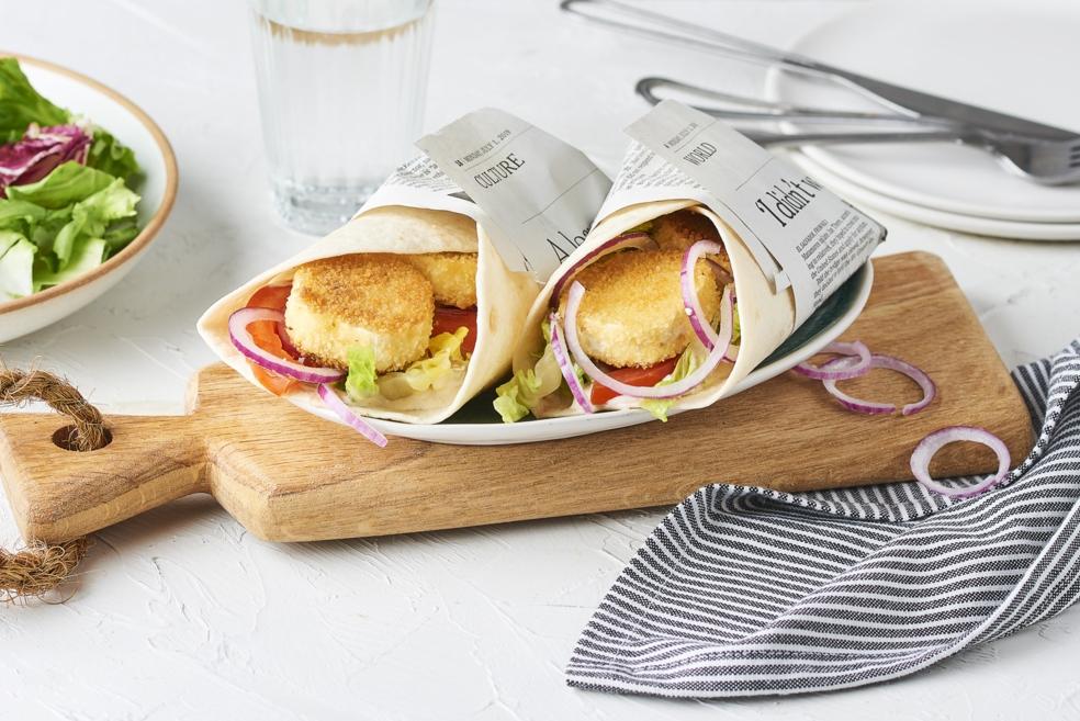Wrap au nuggets de chèvre frais