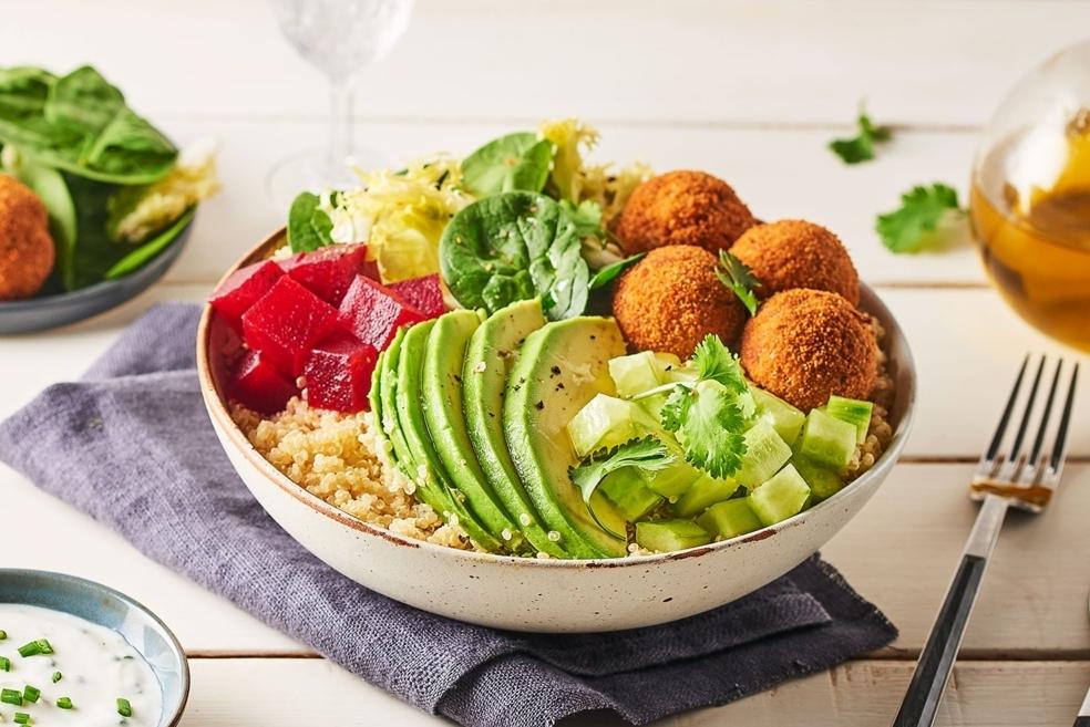 Buddha bowl aux falafels