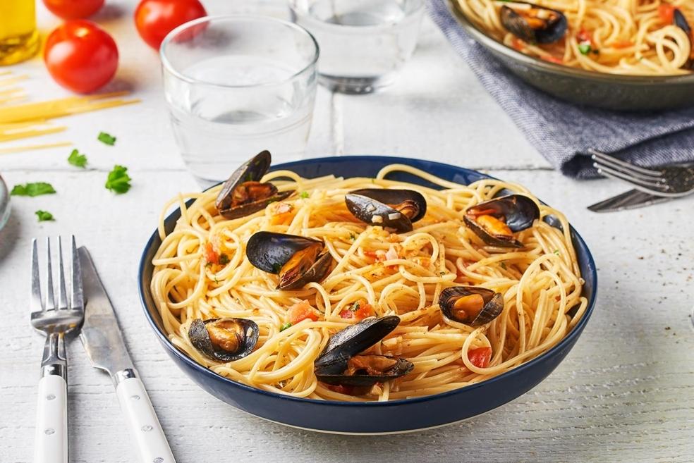 Spaghetti aux moules
