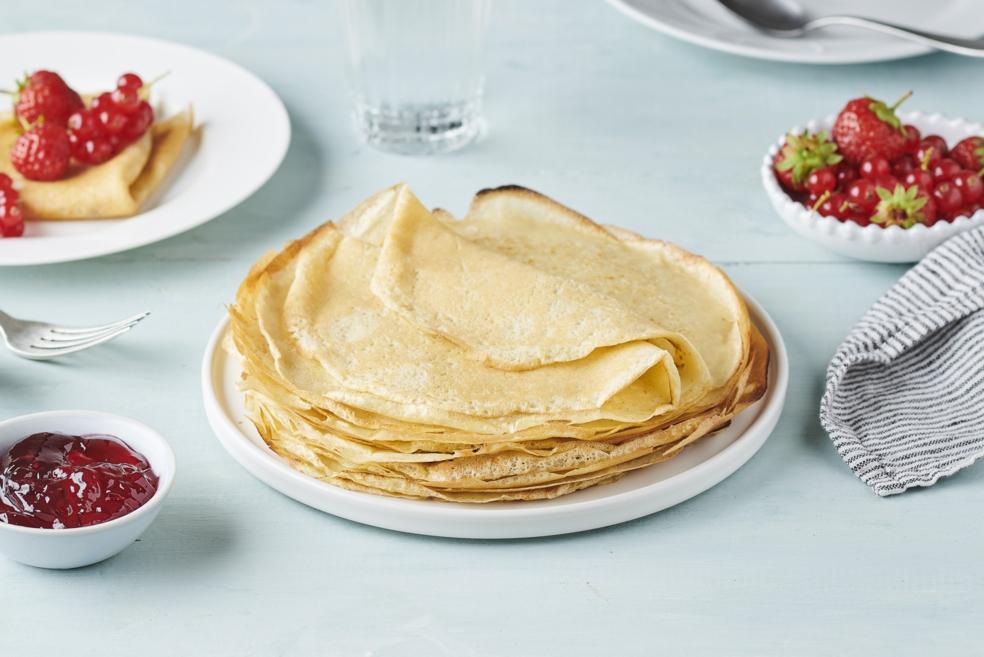 Crêpes sans lactose
