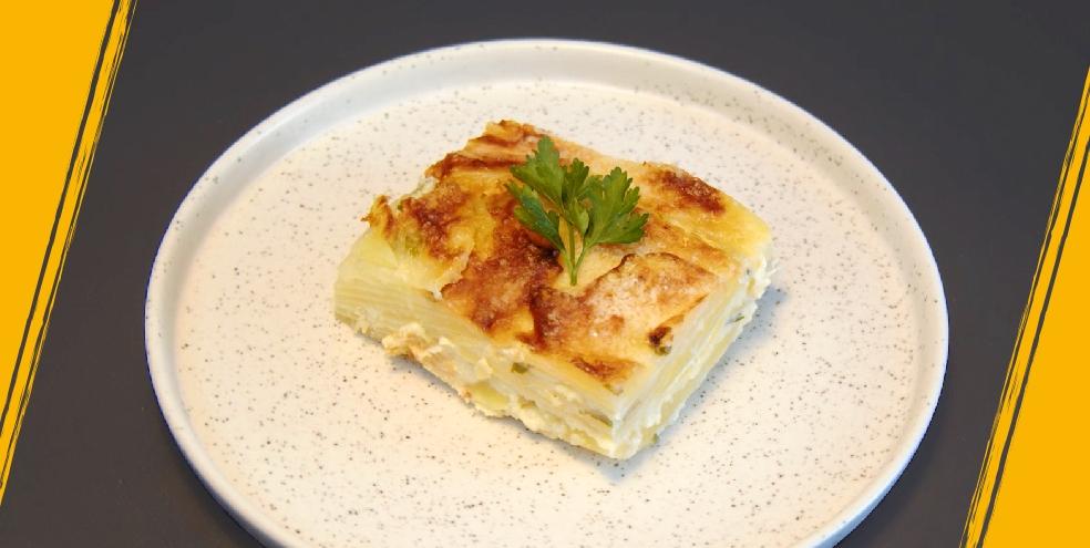 Gâteau de pommes de terre et fromage