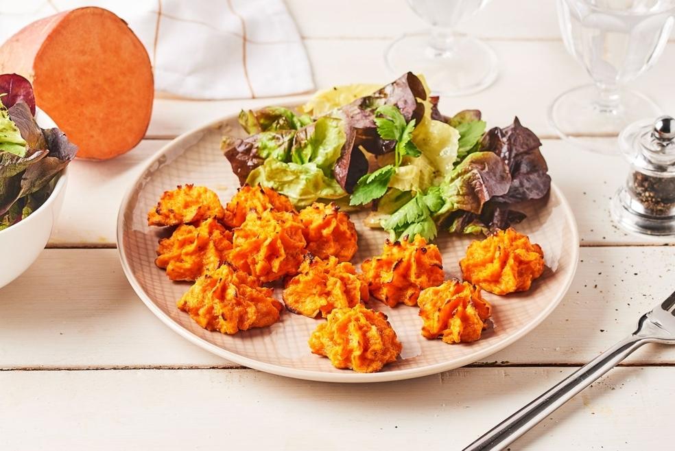 Patates douces façon duchesse