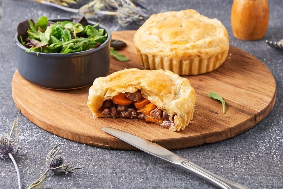 Tourte individuelle de bœuf