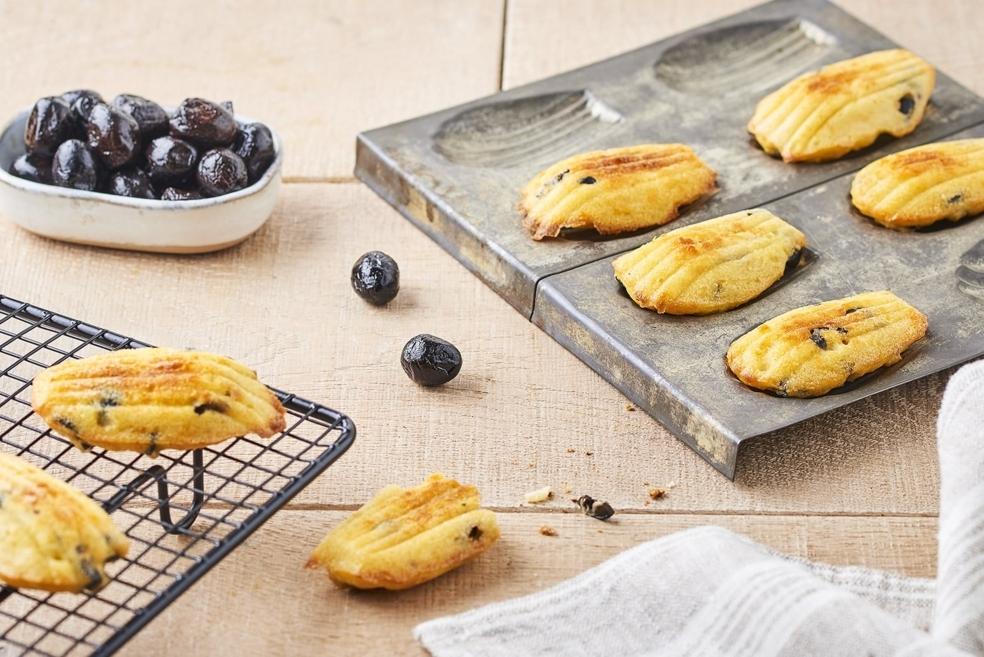 Madeleines soufflées à la brandade de morue