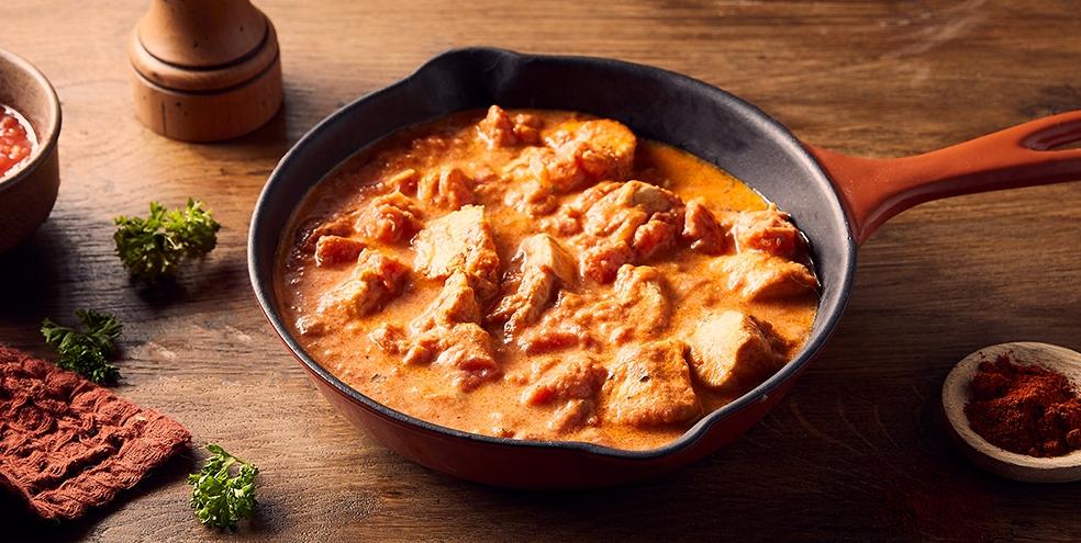 Poulet crémeux au paprika