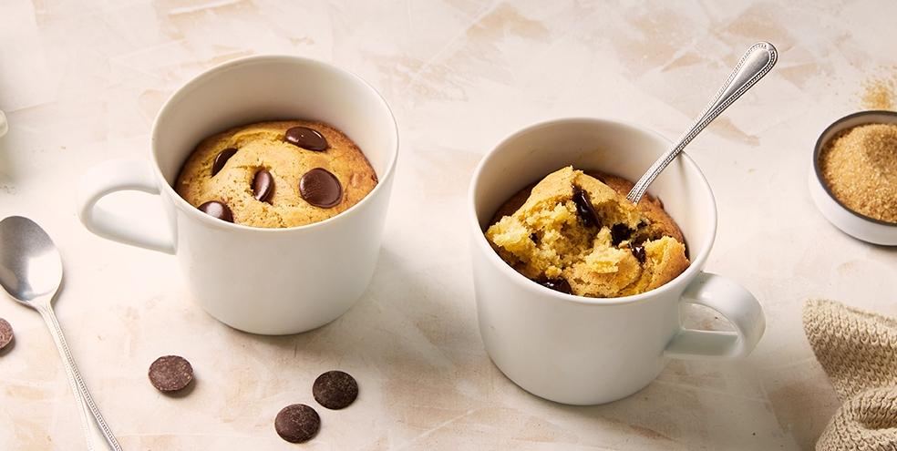 Mug cake aux pépites de chocolat