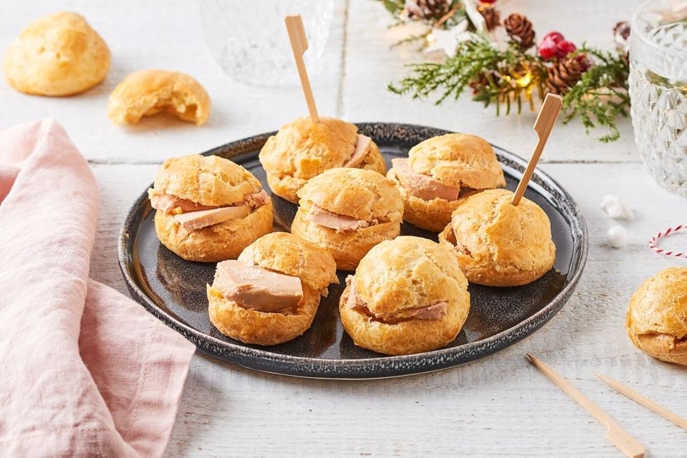Gougères de foie gras