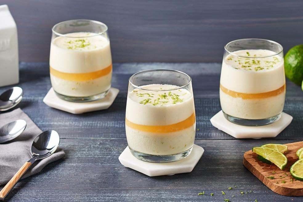 Panna cotta au citron vert