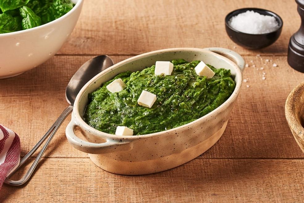 Purée d’épinard au Kiri