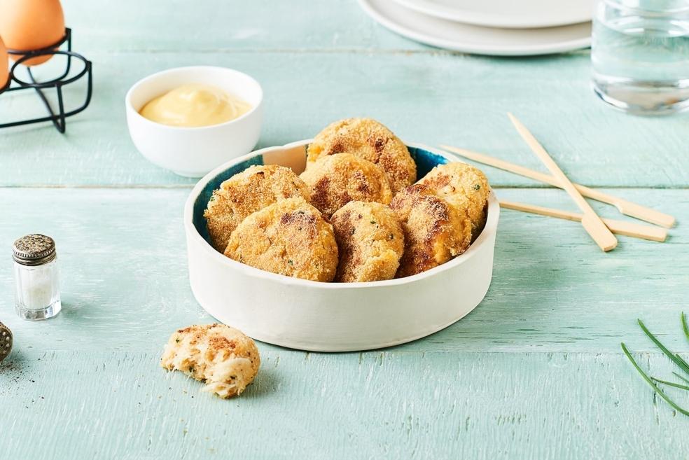 Crab cakes et mayonnaise maison