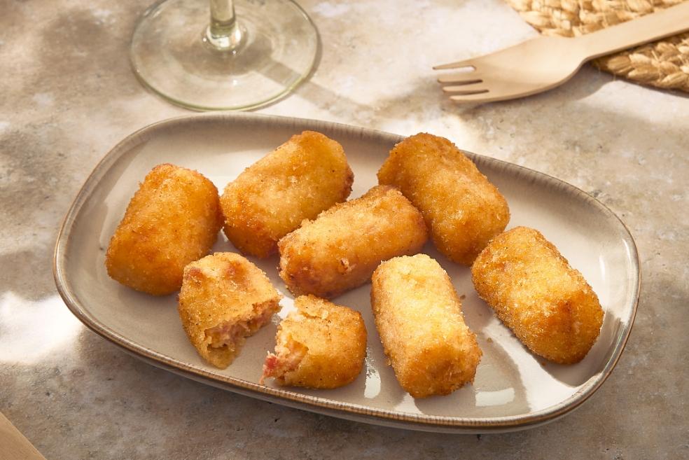 Croquettas aux crevettes