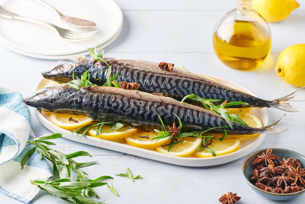 Maquereaux grillés à l’estragon