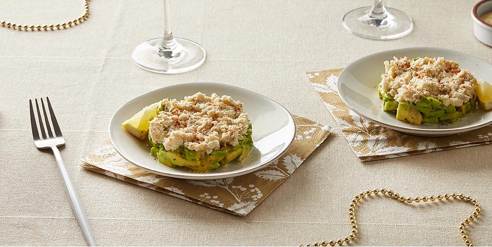 Tartare crabe et avocat