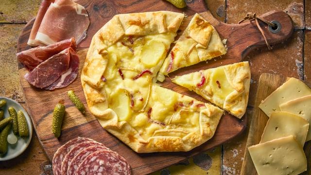 Tarte rustique à la raclette
