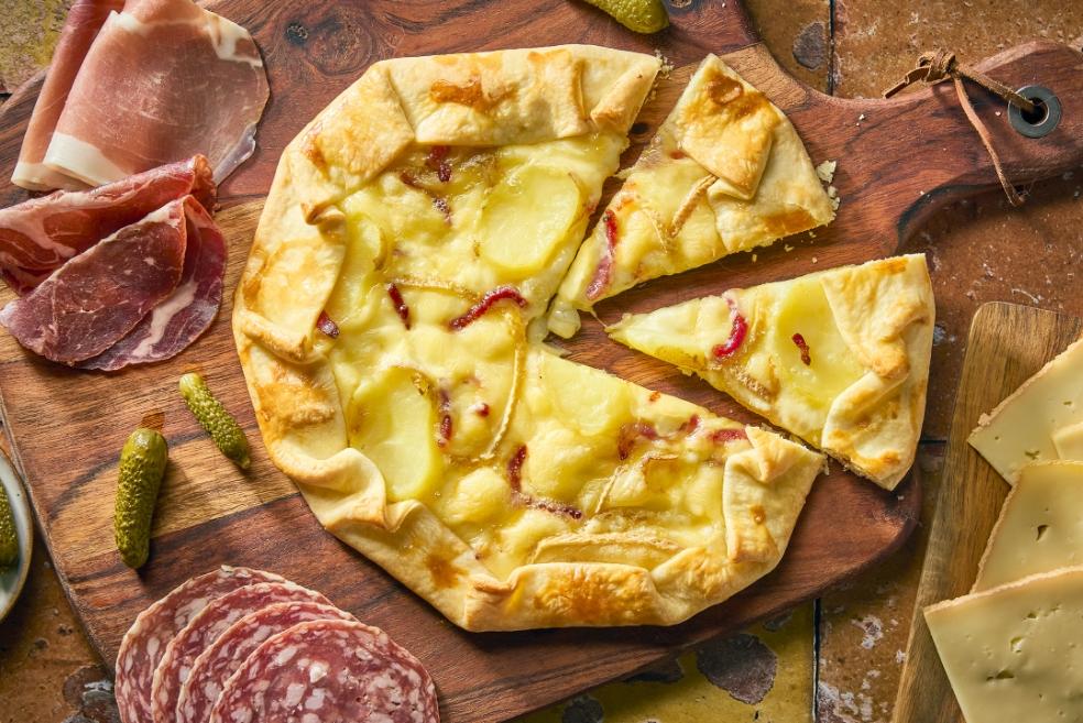 Tarte rustique à la raclette
