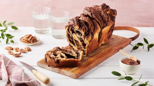 Babka chocolat et noix de pécan