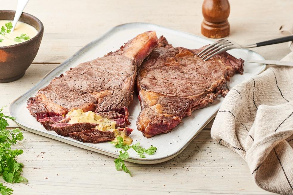 Entrecôte grillée sauce béarnaise
