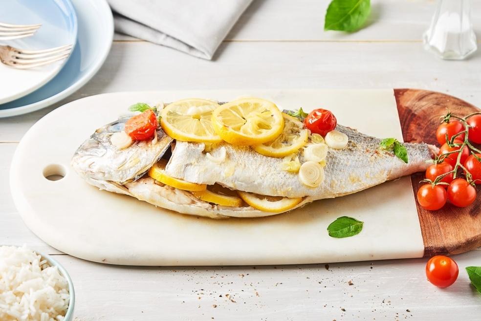 Daurade royale à la braise