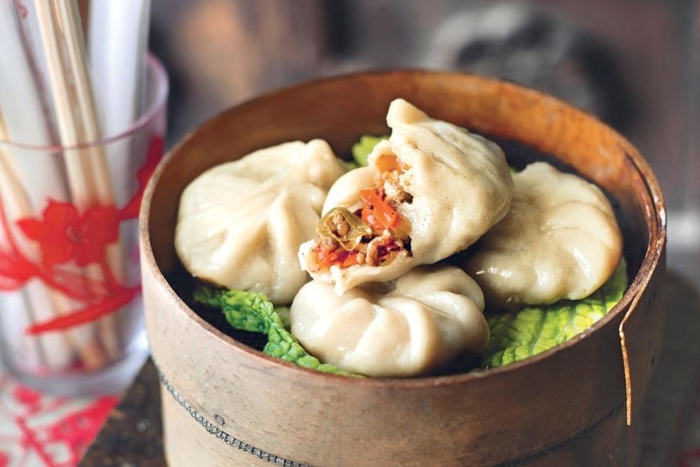 Raviolis chinois à la viande (Dim sum)