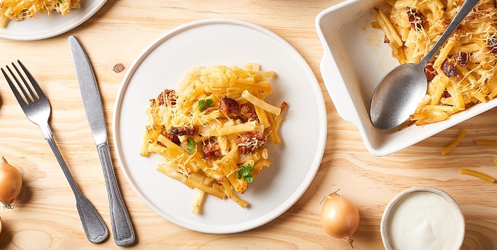 Mac and cheese au chorizo