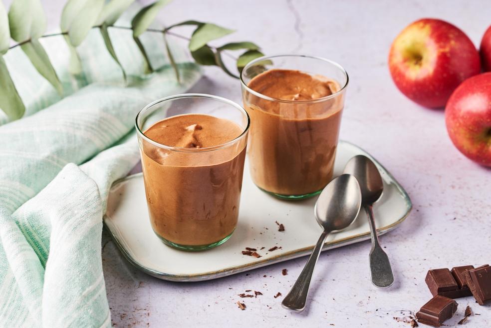 Mousse chocolat pomme