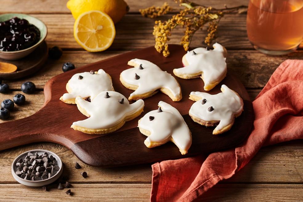 Ghosts pop tarts vanille et myrtille