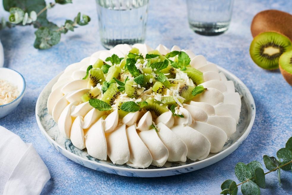 Pavlova au kiwi
