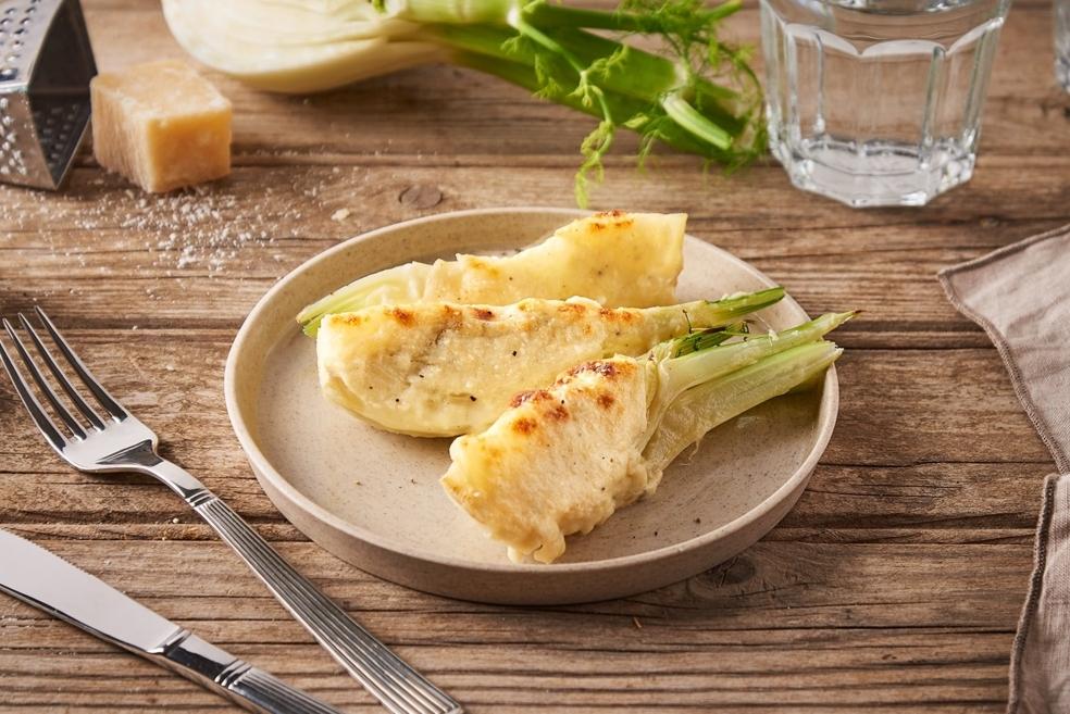 Fenouils gratinés à la béchamel
