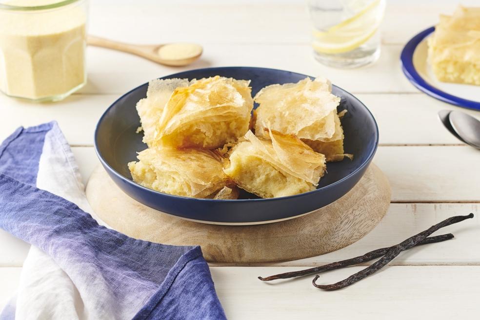 Galaktoboúreko (gâteau à base de semoule)