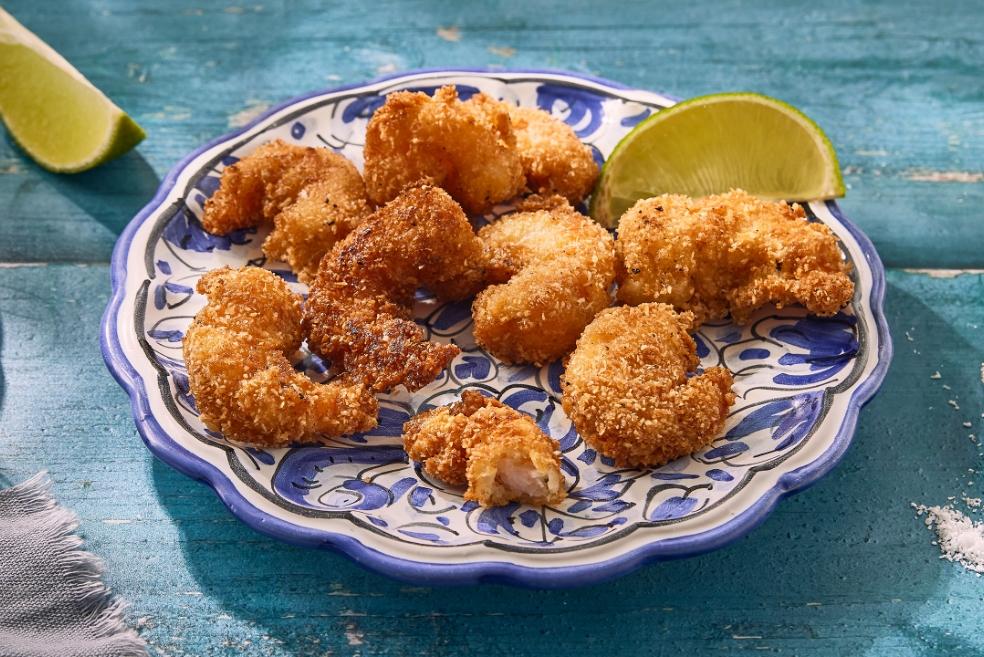 Crevettes panées à la noix de coco (camarones al coco)